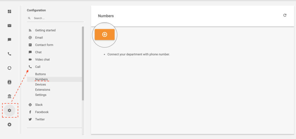 LiveAgent's direct call navigation 3